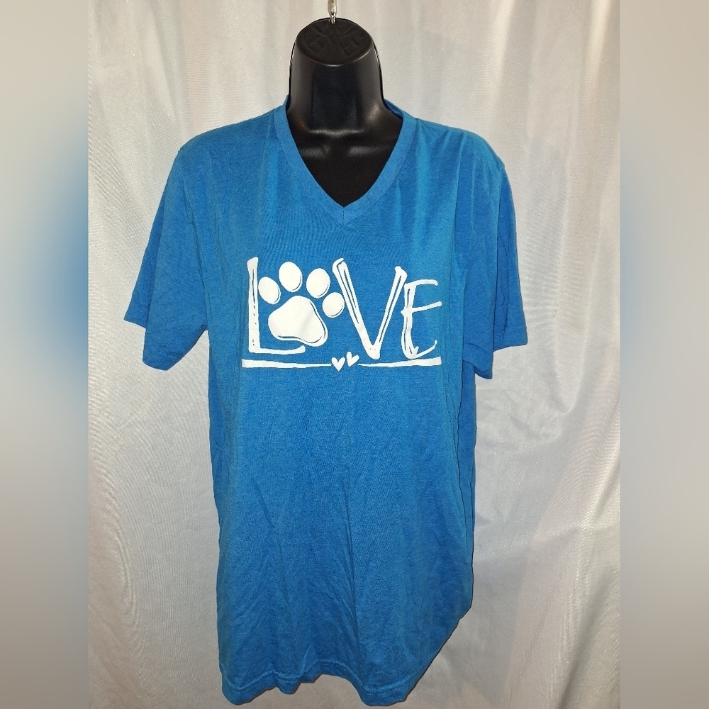 Bella Canvas Blue Jersey Tee - Picture 2 of 5